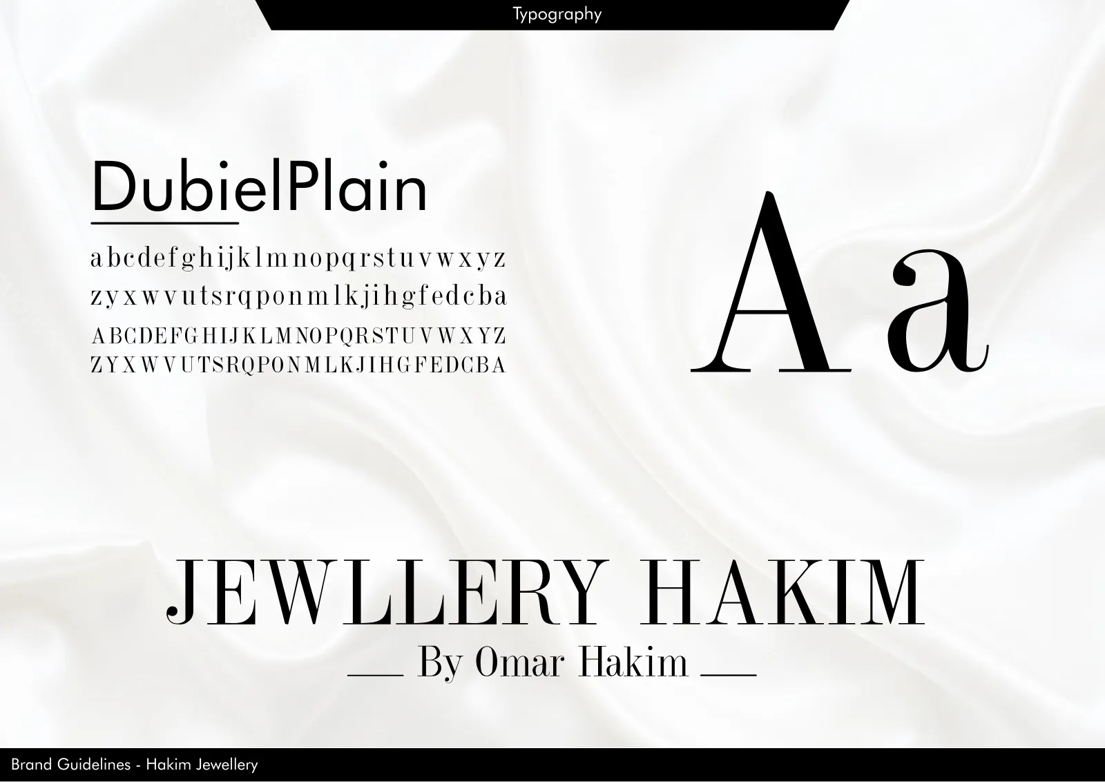 Typographie de la charte Hakim