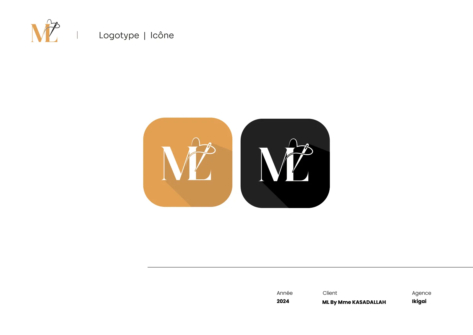 Icônes du logo ML