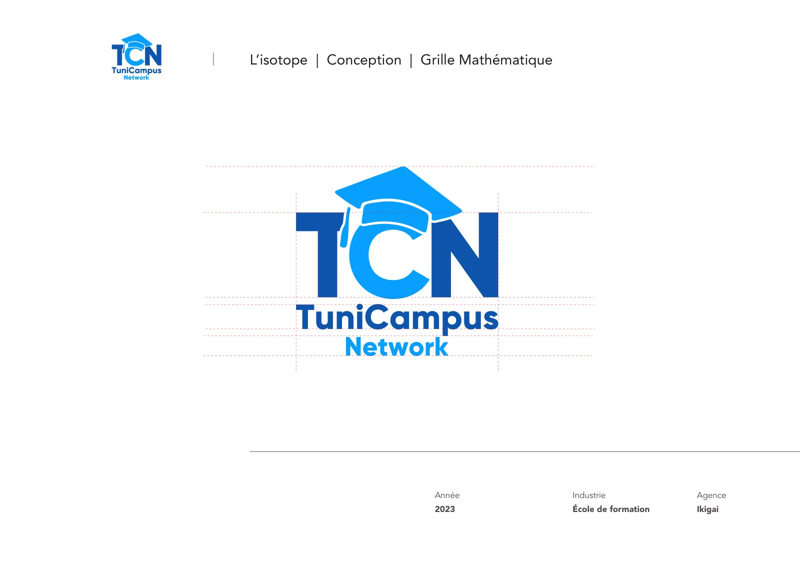 Grille de construction du logo TuniCampus