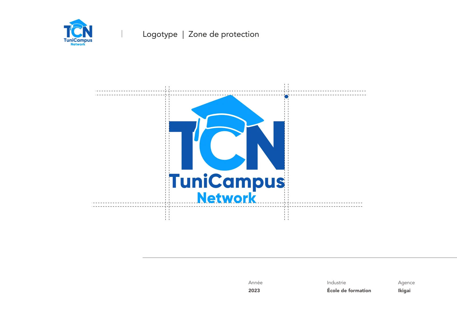 Zone de protection du logo TuniCampus