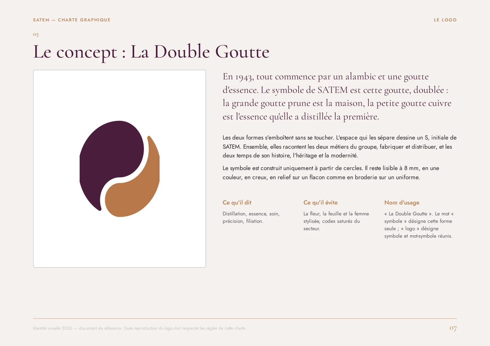 Le concept de la Double Goutte pour SATEM