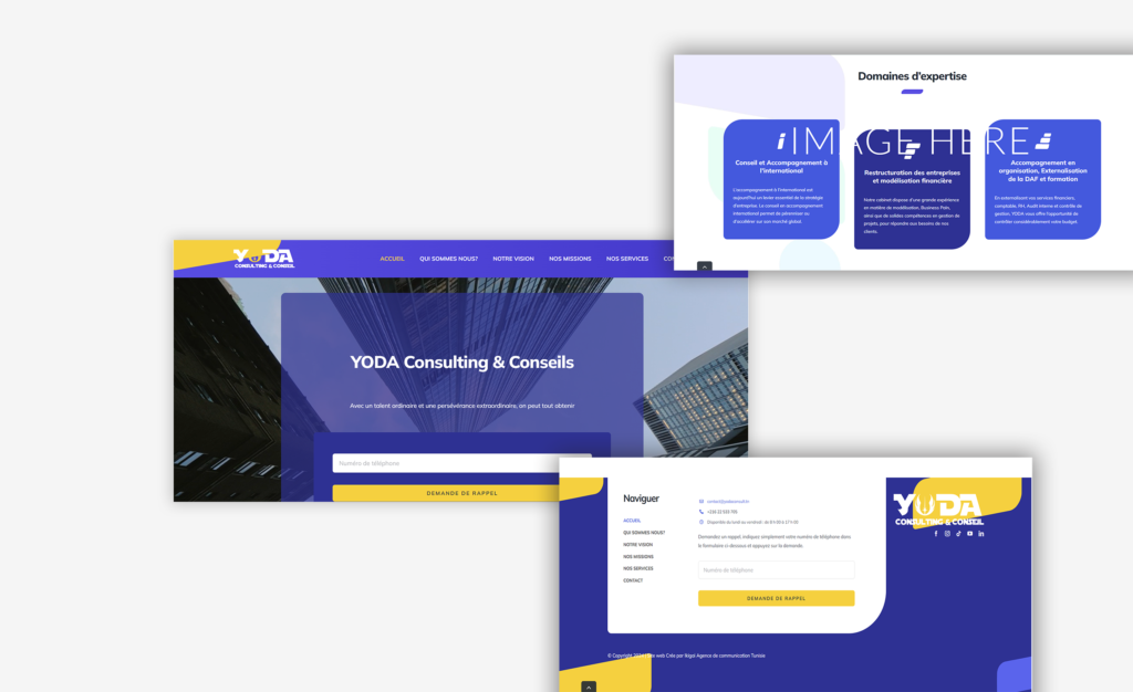 Création d’un Site Web pour YODA CONSULTING & CONSEIL