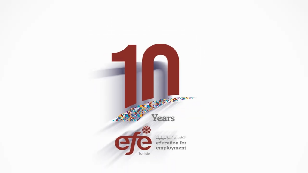 Réalisation d’une Vidéo : 10 Ans d’EFE-Tunisie – Témoignages des Partenaires et Bénéficiaires