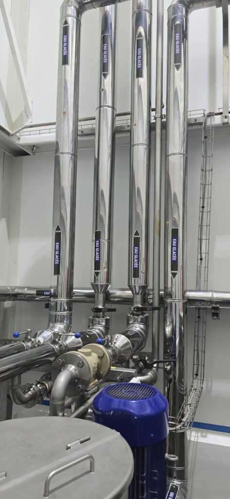 Groupe Délice CLSB : Marquage Tuyauterie NF X 08-100